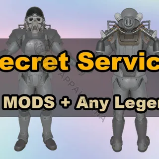 Secret Service Armor Set FULL MODS + any stars