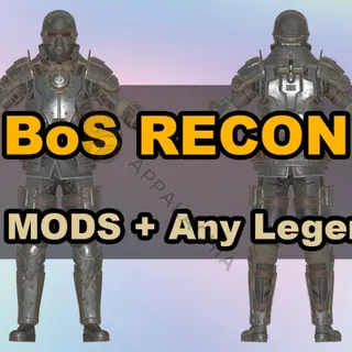 Brotherhood Recon Armor Set FULL MODS + any stars [BoS Recon]