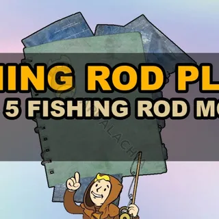 All 5 Fishing rod upgrade mod plans [Advanced drag/Attractive hook/Improved Bearing/Stabilized Gear Ratio/Steady Handle]