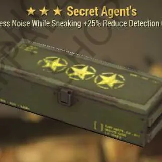 Secret Agent's Mod (+25% Less Noise While Sneaking +25% Reduce Detection Chance)