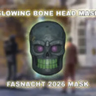 Fasnacht Glowing Bone Head Mask [new Fasnacht 2026 rare reward]