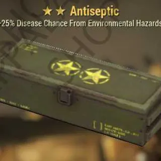 Antiseptic Mod (+25% Reduced Disease Chance From Environmental Hazards)