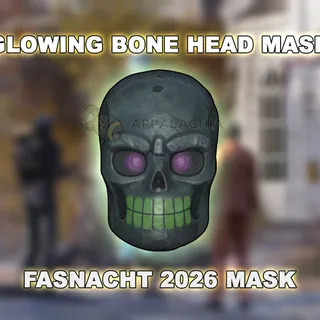 Fasnacht Glowing Bone Head Mask [new Fasnacht 2026 rare reward]