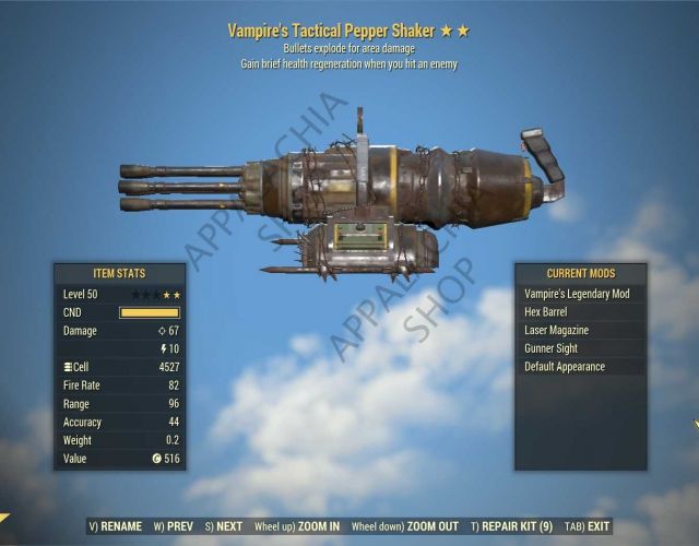 Vampire's Explosive Pepper Shaker [Ultra rare item][VE Pepper Shaker