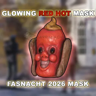 Fasnacht Glowing Red Hot Mask [new Fasnacht 2026 rare reward]