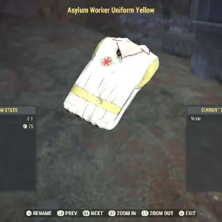 Yellow asylum dress