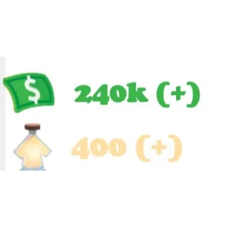 [Adopt Me]  200k - 300k Buck 💸 + 400 Age Up Potion 🧪 + Full Access 🗝️