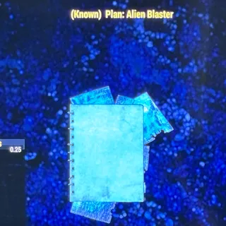 Alien Blaster Plan