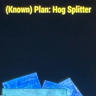Hog Splitter Plan
