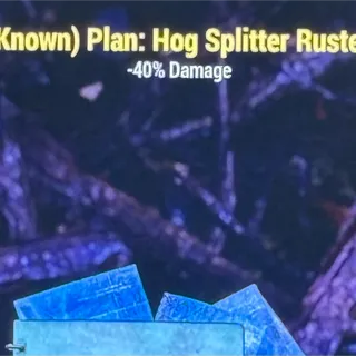 Hog Splitter Rusted Plan