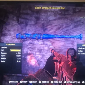 Indigo Baseball Bat Lv45