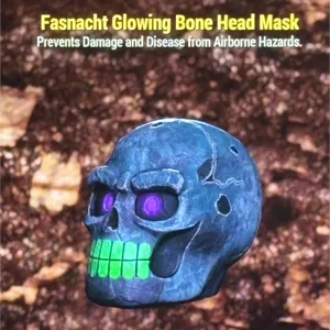 Glowing Bone Head Mask