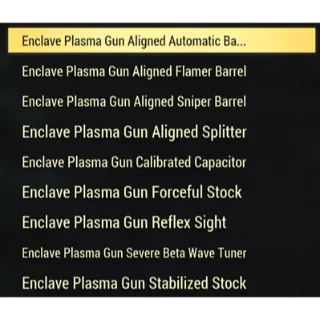 Enclave Plasma Gun Mod Bundle