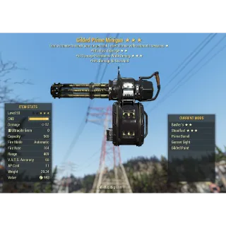 Concussive Ragdoll Gilded Minigun | Ultra Rare Developer Legendary Effect