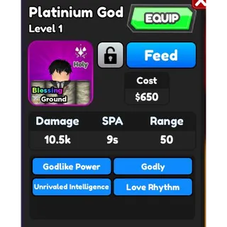 Platinum God | ASTD