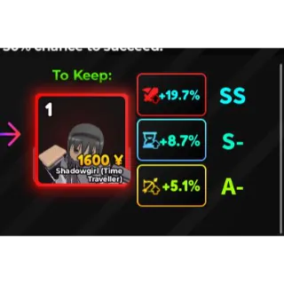 Shadowgirl / Homuru / Good Stat