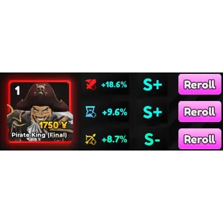 Pirate King (Final) / Roger S+/S+/S-