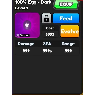 Dark Egg 100%