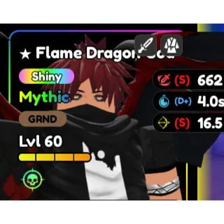 Shiny Flame Dragon God 