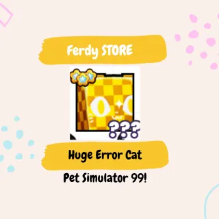 Golden Huge Error Cat