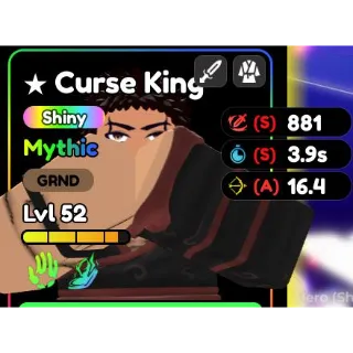 Shiny Curse King Good Stat/Trait