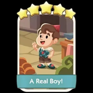 A Real Boy! Monopoly Go