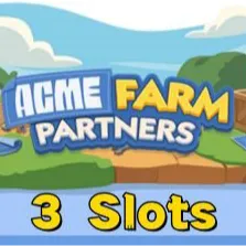 3 Slot Acme Farm Partners Event Monopoly Go