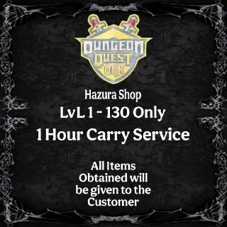 Dungeon Quest 1 Hour Carry Service 1 | DQR | Dungeon Quest Service | Dungeon Quest Reborn