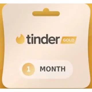 Tinder Gold - 1 Month Subscription Key ROW