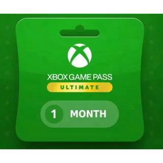 Xbox Game Pass Ultimate - 1 Month Subscription Card US (NON-STACKABLE)