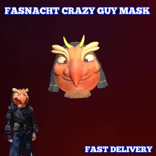 Fasnacht Crazy Guy Mask