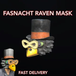 Fasnacht Raven Mask 