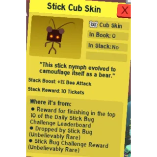 Stick Cub Skin _ (BSS)