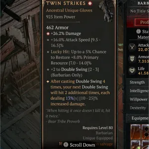 GA Twin Strikes 925