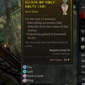 30x Elixir Of Holy Bolts