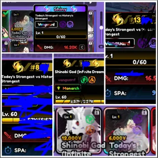 VERIFIED BUT 100% SAFE 4CC0UNT SERIAL MADARA 900+ AND SERIAL GVS 800+ AND SHINY MADARA + SHINY GOJO