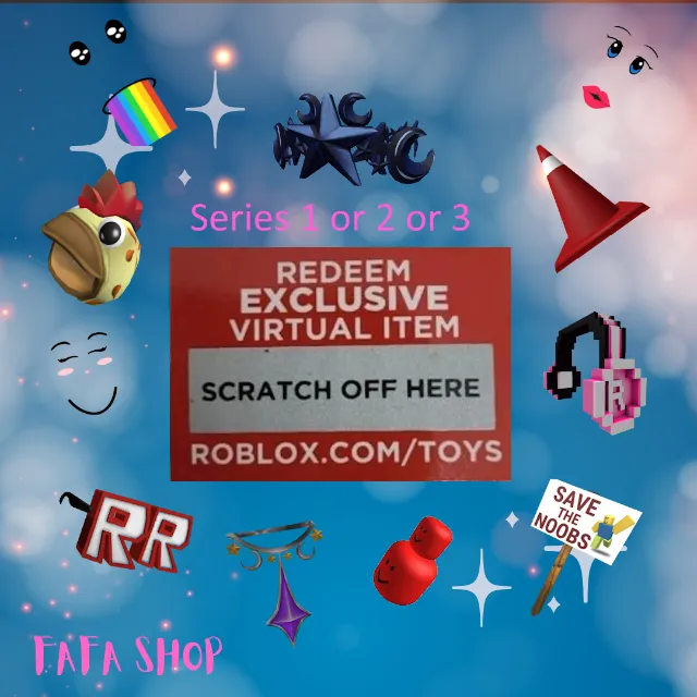 Roblox Toy Code Roblox Exclusive Online Toy Codes X1 Series 1 3 Instant Delivery Other 0878