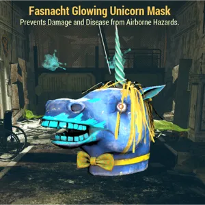 Glowing Unicorn Mask