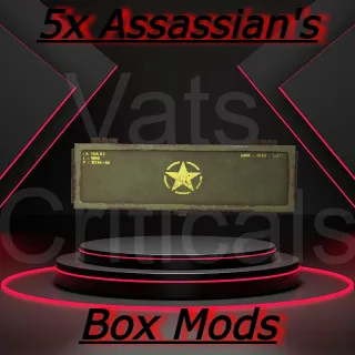 NEW!! 5x Assassin's Box Mods