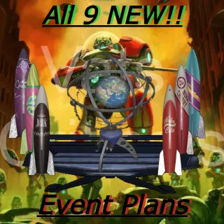 All 9 Alien Invader Event Plans