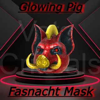 Glowing Pig Mask