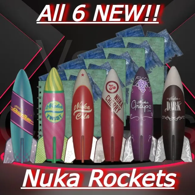 All 6 Nuka Rocket Plans - Fallout 76 Game Items - Gameflip