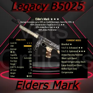 Legacy B50v25 Elders Mark