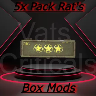 NEW!! 5 Pack Rat's Box Mods