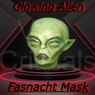 Glowing Alien Mask