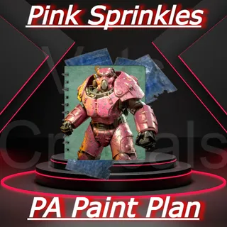 Pink Sprinkles Power Armor Paint Plan