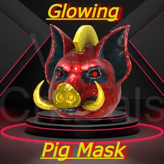 Glowing Pig Mask