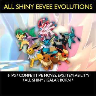 Bundle Shiny Eevee Evolutions In Game Items Gameflip - shiny eevee roblox