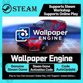Wallpaper Engine Steam Activation (Full DLC + Workshop Access)