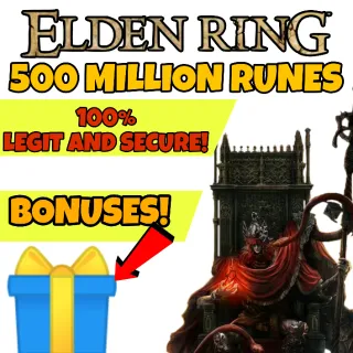 ELNDEN RING 500 MILLION RUNES (PS)